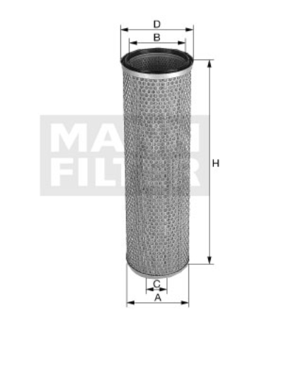 CF 19 006 x air filter element (secondary)