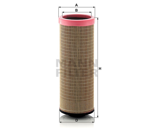 CF 23 550/2 air filter element (secondary)