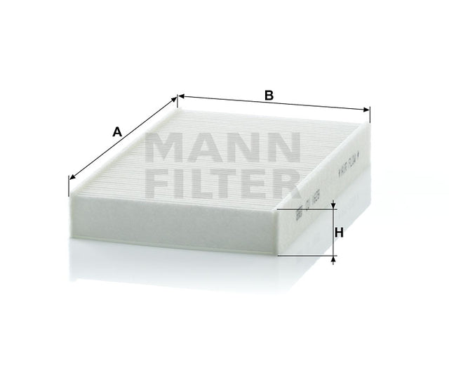 CU 1629 cabin air filter element