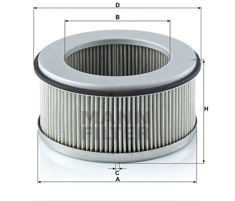CU 1836/1 cabin air filter element