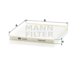 CU 1912 cabin air filter element