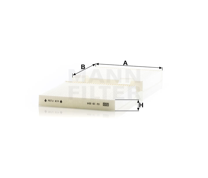 CU 19 004 cabin air filter element