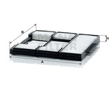 CU 2015 cabin air filter element