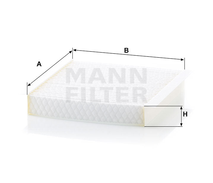 CU 2040 cabin air filter element