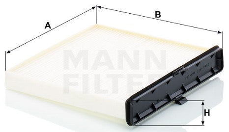 CU 20 018 cabin air filter element
