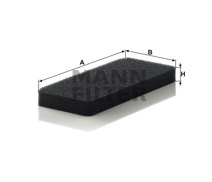 CU 2101 cabin air filter element