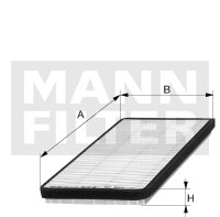 CU 2136 cabin air filter element