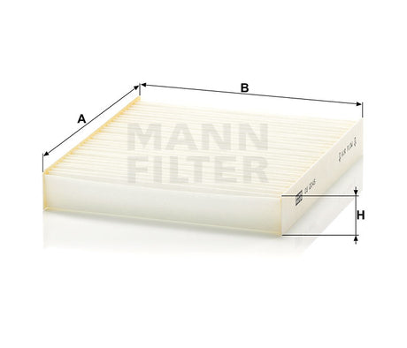 CU 2145 cabin air filter element