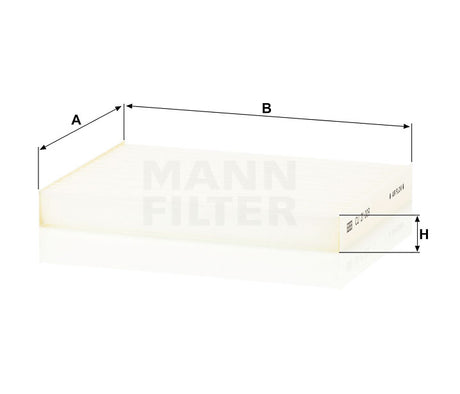 CU 21 009 cabin air filter element