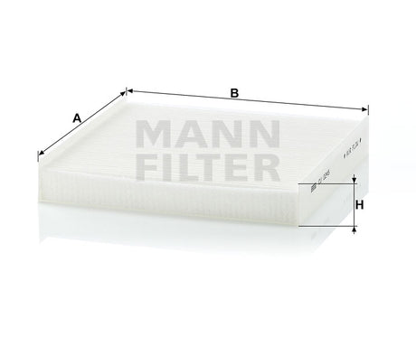 CU 2245 cabin air filter element