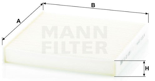 CU 22 029 cabin air filter element