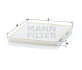 CU 2326 cabin air filter element