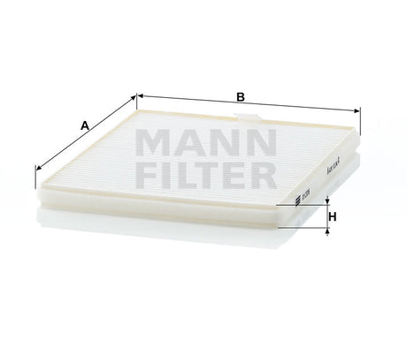 CU 2326 cabin air filter element