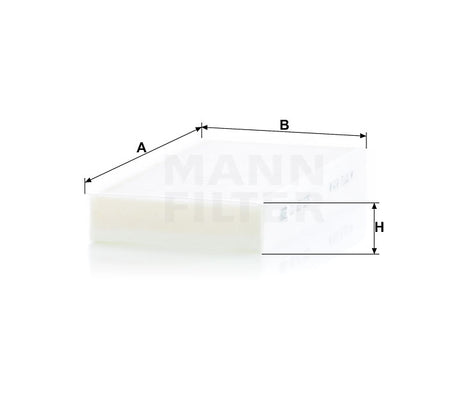 CU 23 005-2 cabin air filter element