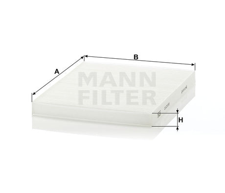CU 23 010 cabin air filter element