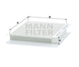 CU 2422 cabin air filter element