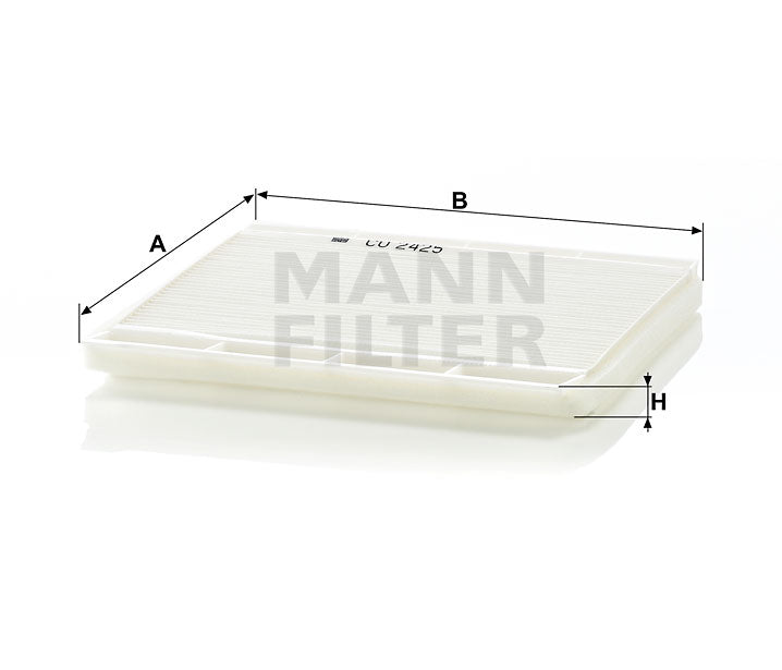 CU 2425 cabin air filter element