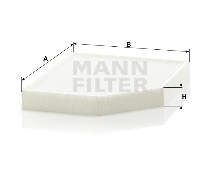CU 2450 cabin air filter element