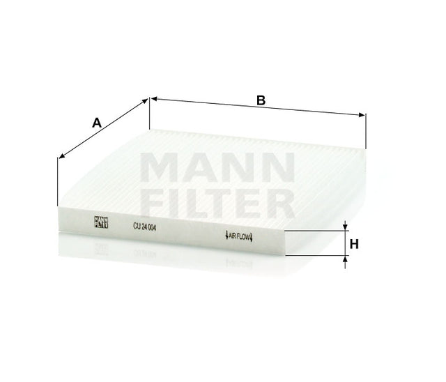 CU 24 004 cabin air filter element