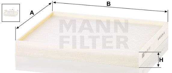 CU 24 017 cabin air filter element