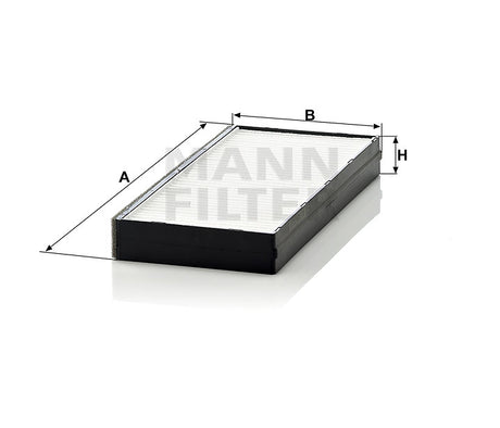 CU 2521-2 cabin air filter element