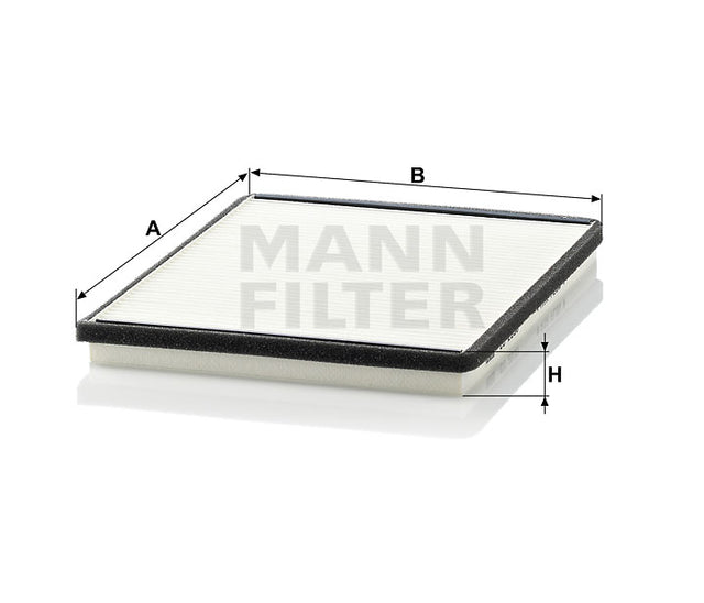 CU 2530 cabin air filter element