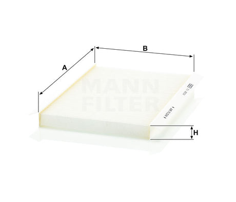 CU 2532 cabin air filter element