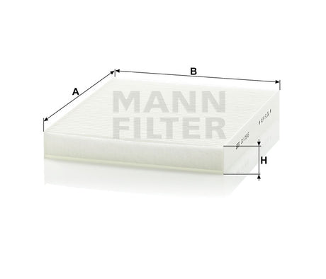 CU 2545 cabin air filter element
