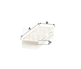 CU 25 008-2 cabin air filter element