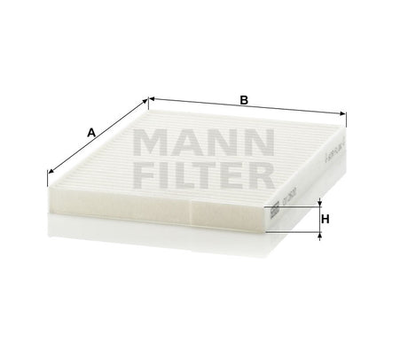 CU 2620 cabin air filter element