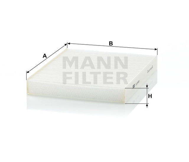 CU 26 001 cabin air filter element