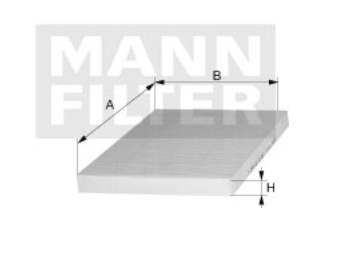 CU 26 021 cabin air filter element