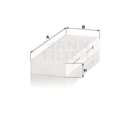CU 26 025-2 cabin air filter element