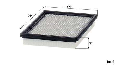 CU 26 047 cabin air filter element