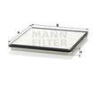 CU 2734 cabin air filter element