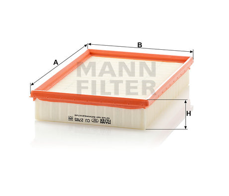 CU 2785 cabin air filter element