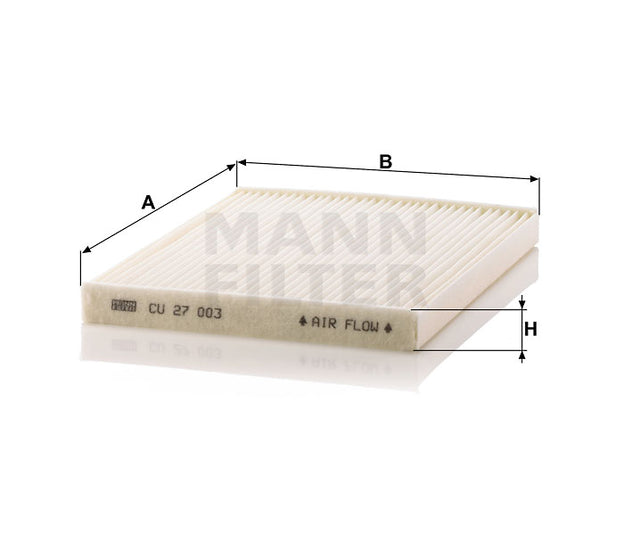 CU 27 003 cabin air filter element