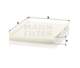 CU 27 007 cabin air filter element