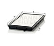 CU 2835 cabin air filter element