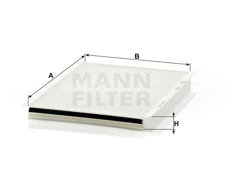CU 2839 cabin air filter element