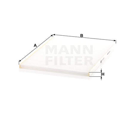 CU 28 004 cabin air filter element