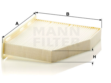 CU 2939 cabin air filter element