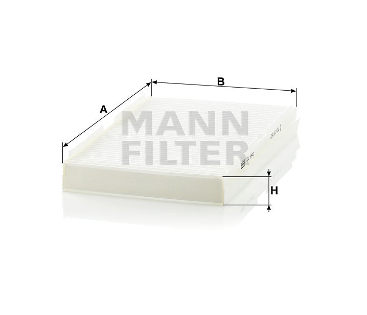 CU 2940 cabin air filter element