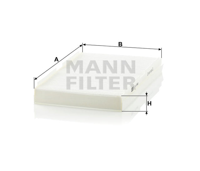 CU 2940 cabin air filter element