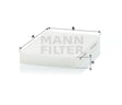 CU 2945 cabin air filter element