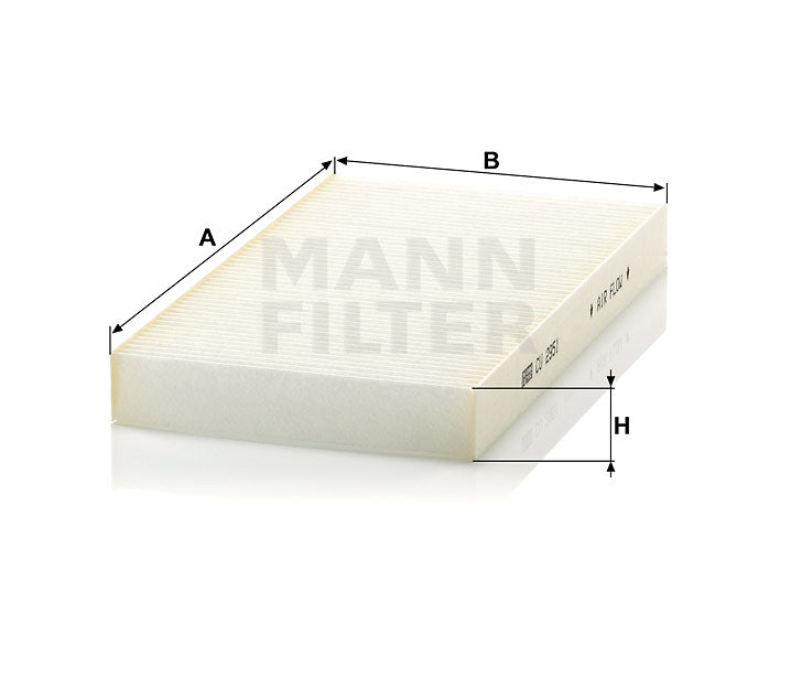 CU 2951 cabin air filter element