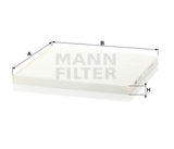 CU 29 001 cabin air filter element