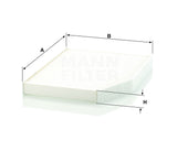 CU 29 007 cabin air filter element