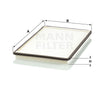 CU 3032 cabin air filter element