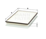 CU 3032 cabin air filter element